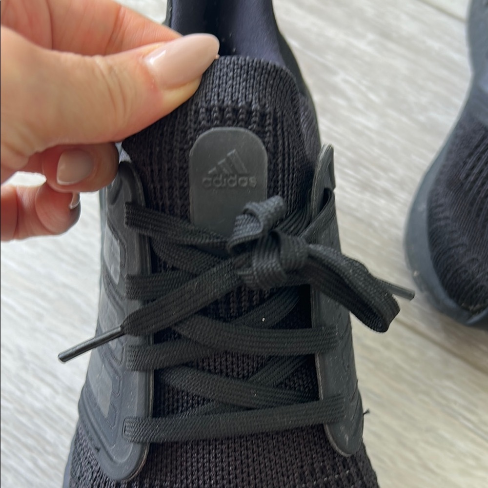ADIDAS Black Athletic Sneakers, size 7.5 women’s - Picture 2 of 4